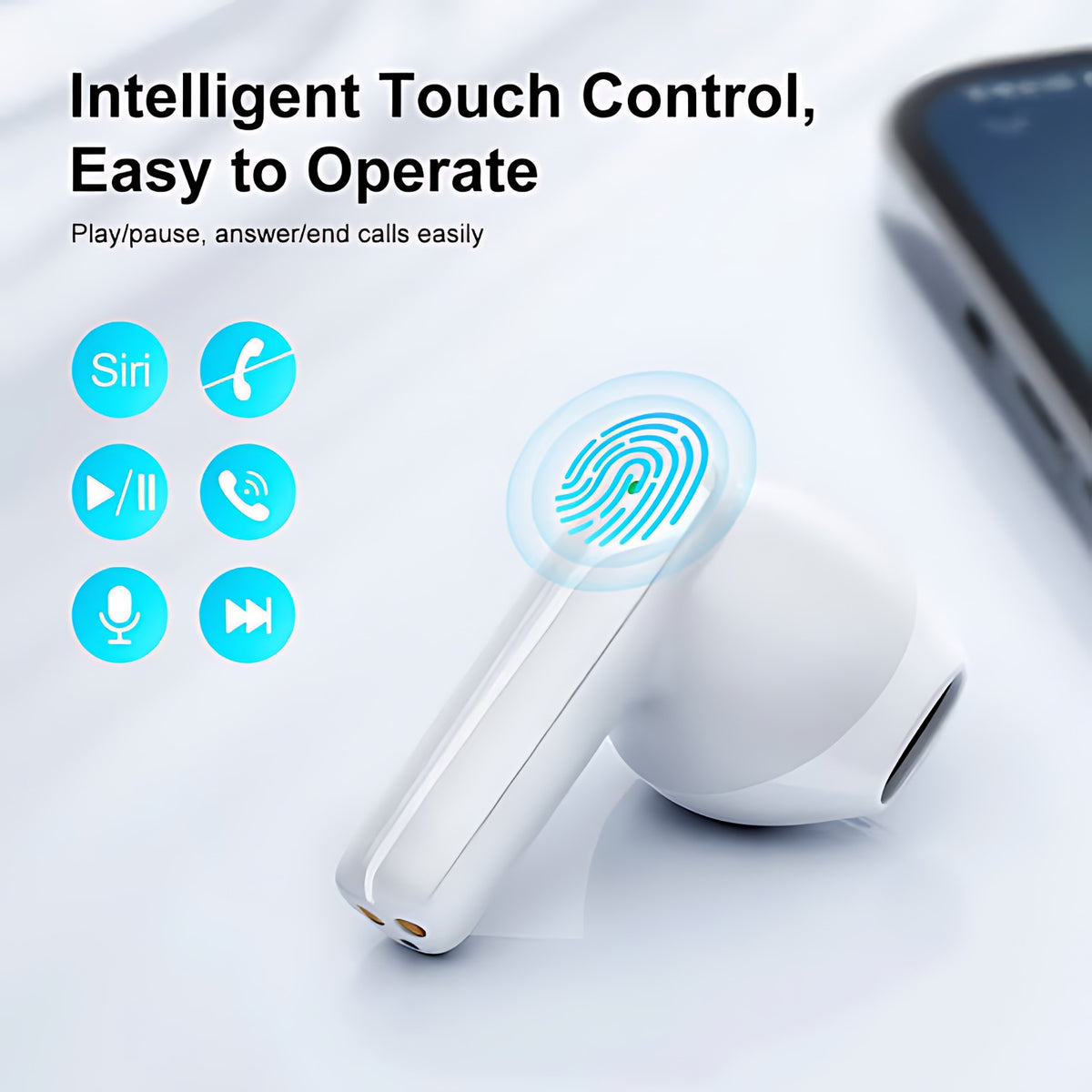 JOYROOM Noise Reduction Wireless Earbuds Without Rubbers